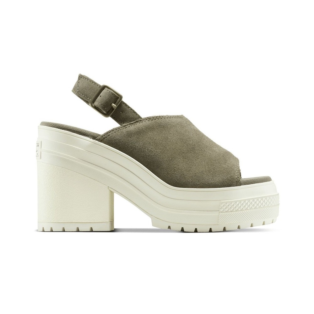 Converse Chuck 70 De Luxe Heel Mule Slip On Taupe A15071 Size 11 - Picture 7 of 7